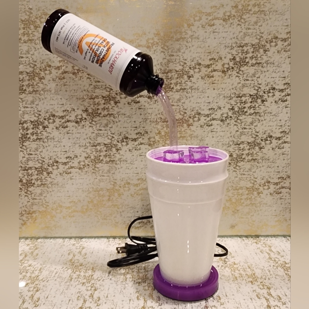 Pouring Lean fountain